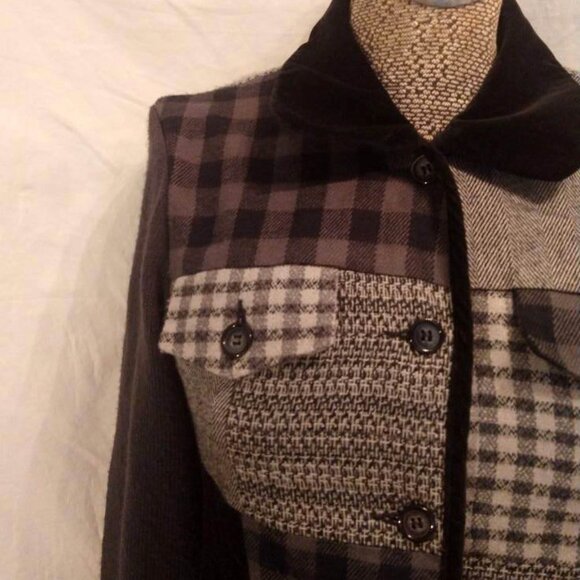 Vintage patchwork jacket, Small - Picture 2 of 3